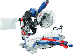 BOSCH CM10GD Compact Miter Saw 15 Amp Corded 10 In. Dual Bevel Sliding Glide Miter Saw with 60 Tooth Carbide Saw Blade