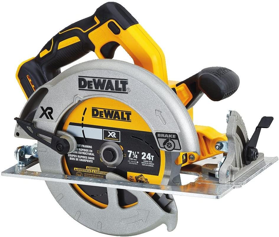 DEWALT 20V MAX 7 1 4 Inch Circular Saw with Brake, Tool Only, Cordless (DCS570B)