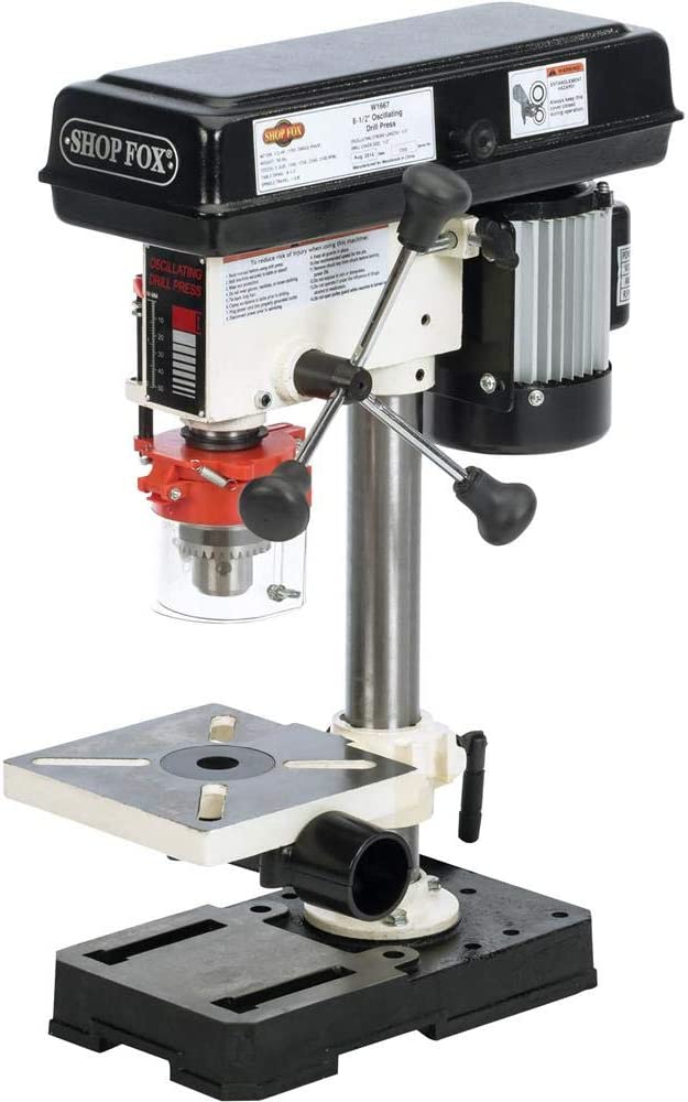 Shop Fox W1667-8-12 Benchtop Oscillating Drill Press