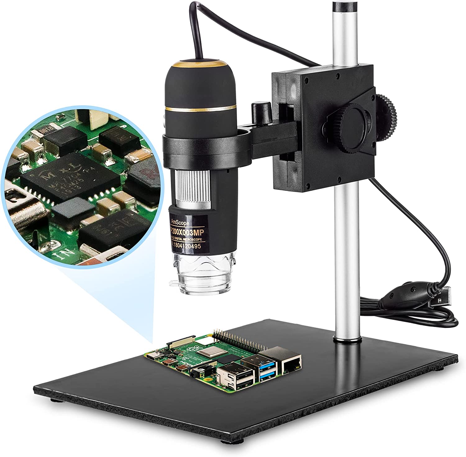 Amscope UTP200X003MP Digital 2MP USB Microscope