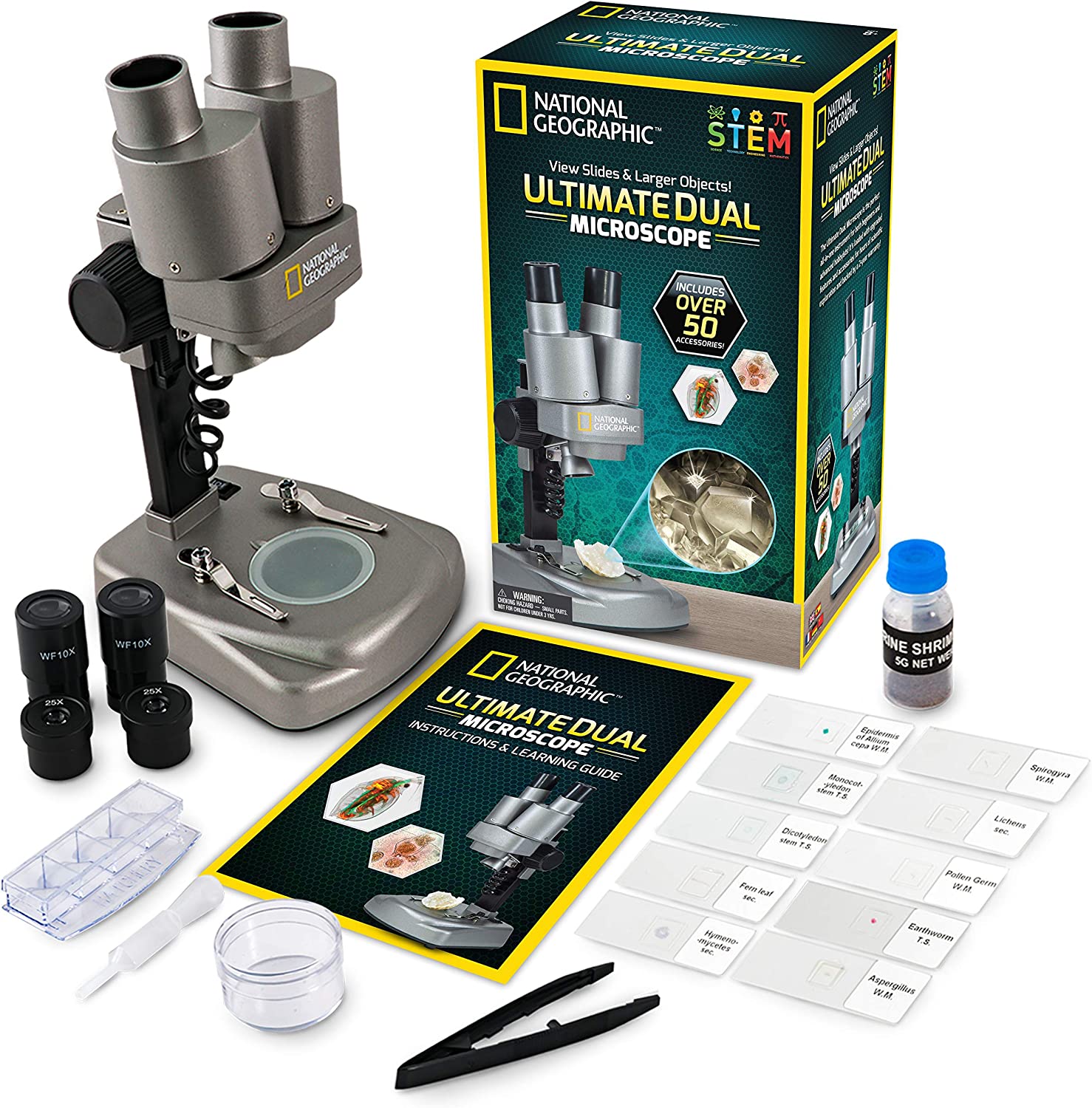 NATIONAL GEOGRAPHIC Dual LED Student Microscope