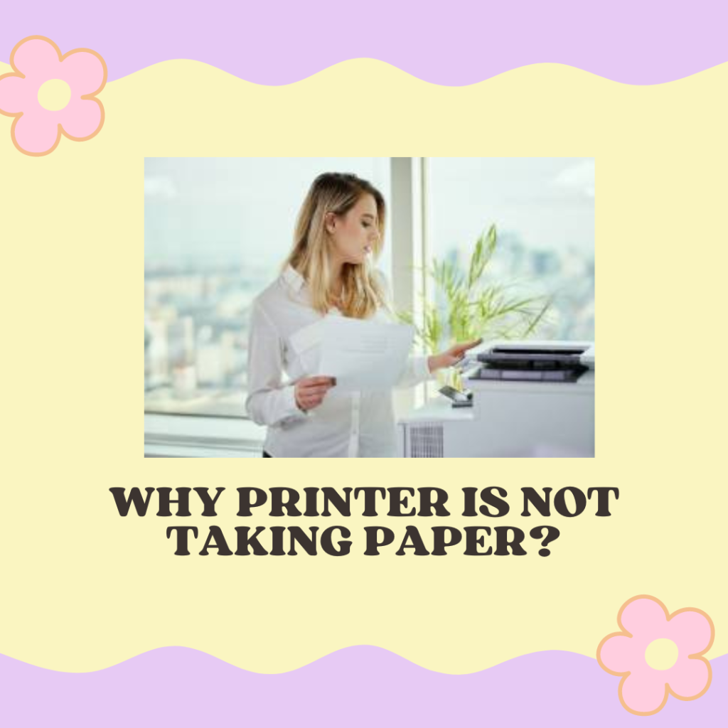 Why Printer is Not Taking Paper?